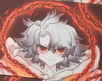 RDO GCHIAKTA CHAINS anime art print (7 x 5) || Trashpunk Manga Poster