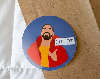 Occupational Therapy OT OT Sticker || Waterproof Vinyl Sticker