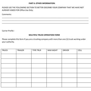 Freight Dispatch Carrier Contract - Freight Dispatcher contract - Dispatcher Carrier packet -Instant download PDF file