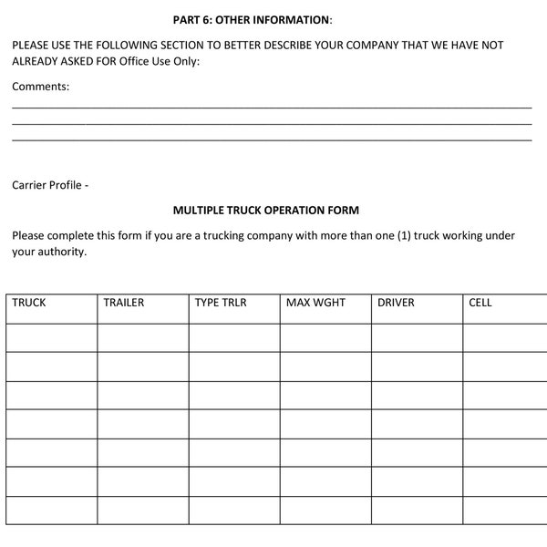 Freight Dispatch Carrier Contract - Freight Dispatcher contract - Dispatcher Carrier packet -Instant download PDF file