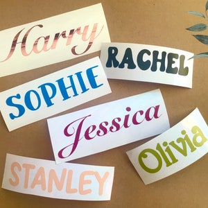 Ironing Personalised Labels, Pre-cut Woven Name Labels, Sew in Labels, Tags  for School Clothes, Customize Ironing Labels, Personalized Tags 