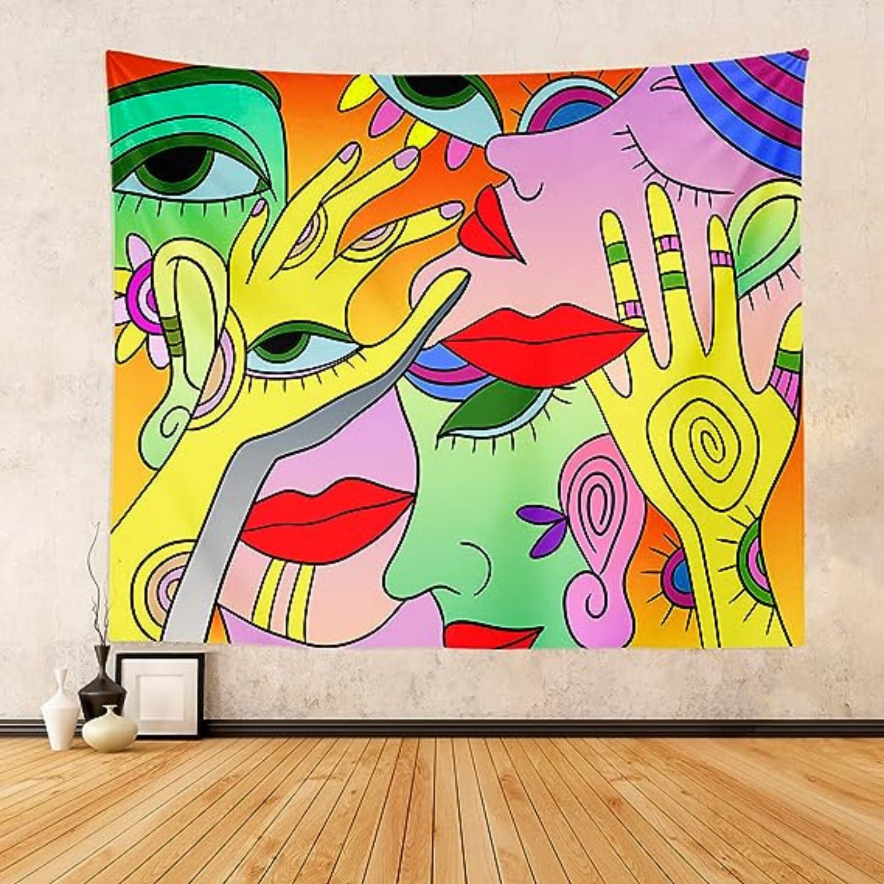 Tapisserie Patrice Allard design vintage années 70