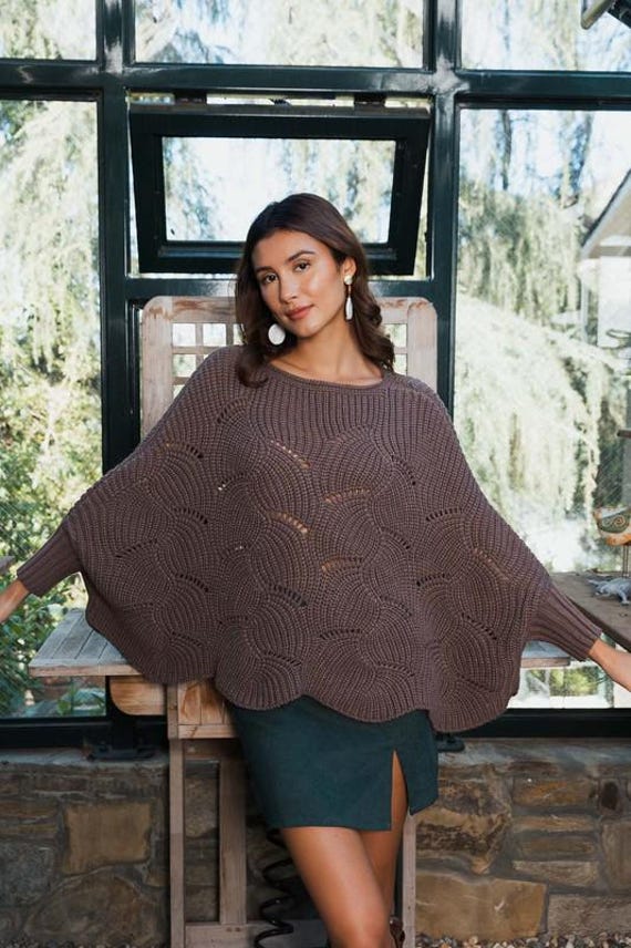 Jcpenney poncho sweater best sale