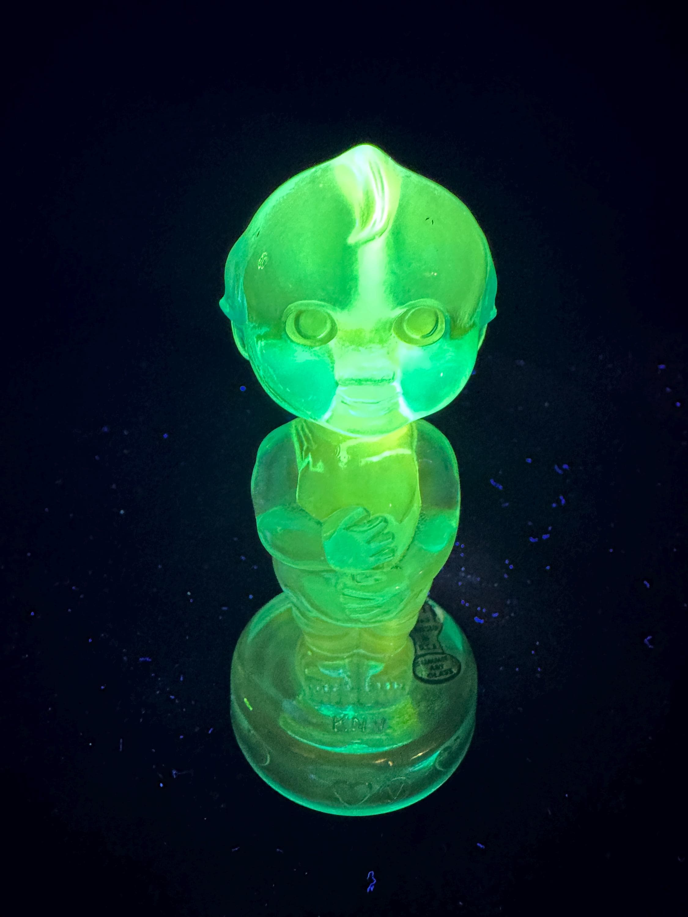 Uranium Glass Kewpie - Etsy