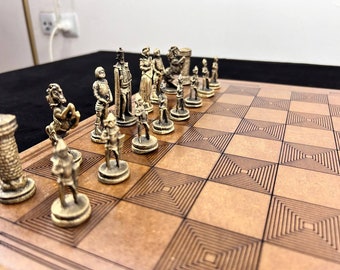 Chess Sets. Uniqueness in British Chess Sets: Bring Art and Strategy Together! Gift for Mother Day