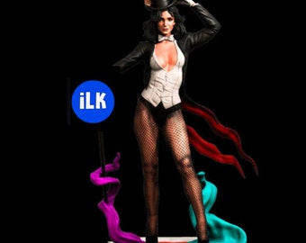 Zatanna Magical Heroine in 3D, 20cm Figure, Unleash the Mystical Power, Mystical Mastery Unveiled, For Collectors