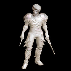 Astarion Resin 3D Resin Figure Full Body and Base, Mysterious Vampire: Astarion for Dungeons & Dragons Playing. The Elegance of Astarion