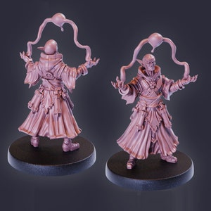Vampire Blood Mage Miniature For Dnd Games and Tabletop Gaming