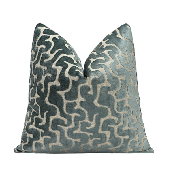 Teal Throw Pillow Etsy