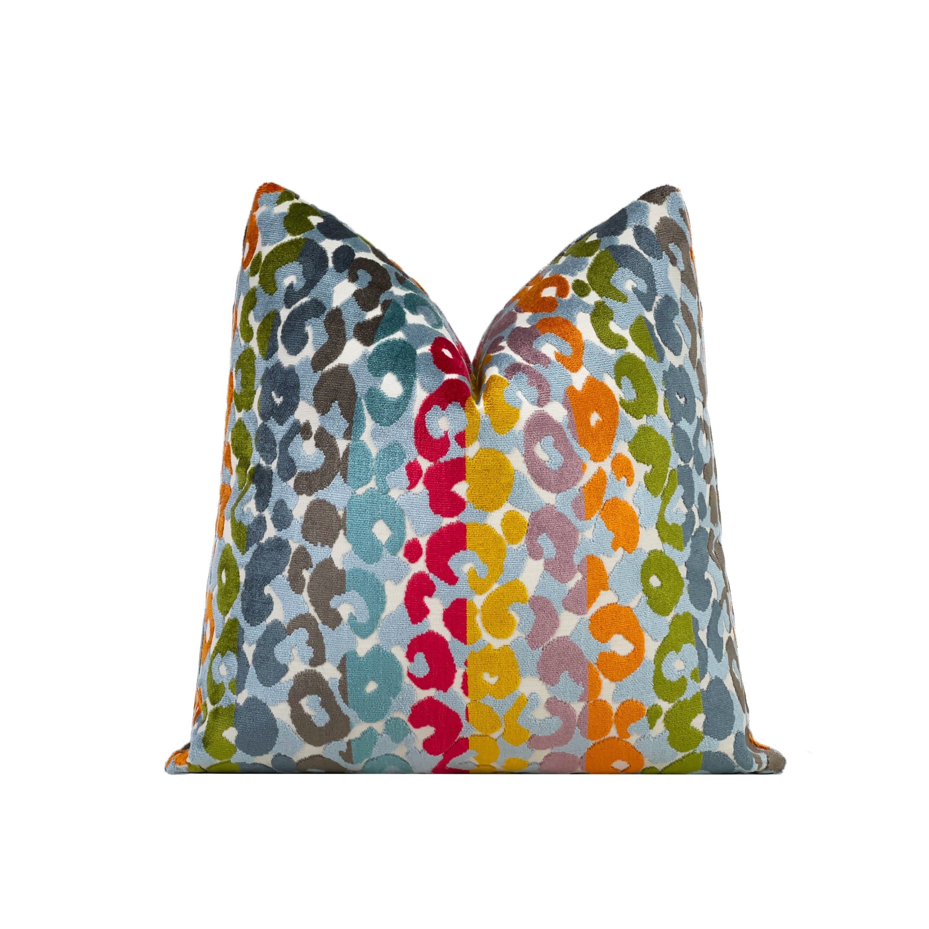 Multi Color Pillow Etsy