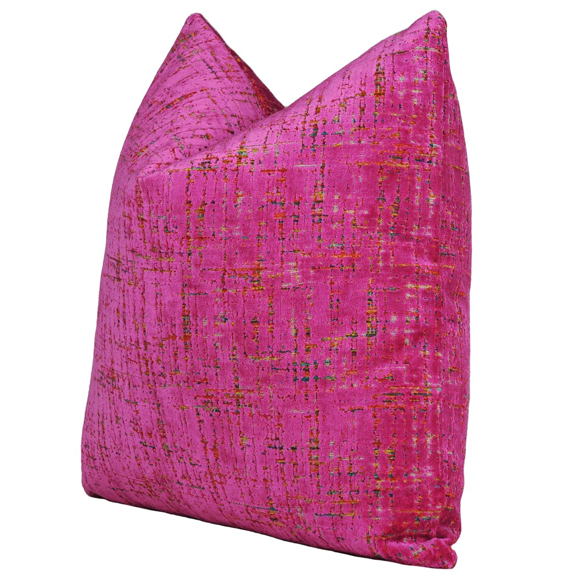 Fuchsia Velvet Pillow Cover Berry Pink Throw Pillow Cover Etsy