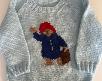 Paddington Jumper hand knitted