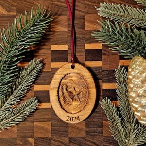 Stained Carved Pheasant 2025 Christmas Ornament | Holiday Season Ornament