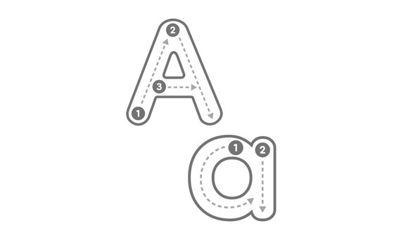 78 Printables Alphabet Tracing Uppercase and Lowercase Letters - Etsy