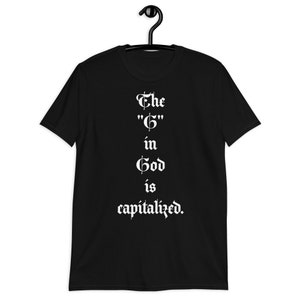 Maglietta "G" / Maglietta "Dio Estetico" / Abbigliamento cristiano / Abbigliamento con versetti della Bibbia / Regalo basato sulla fede per uomini e donne
