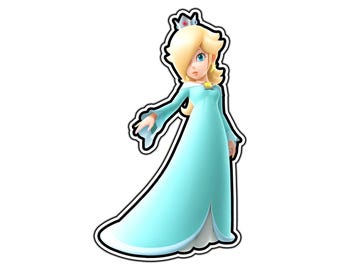 Rosalina #1 Retro Waterproof Vinyl Sticker Decal Die-Cut