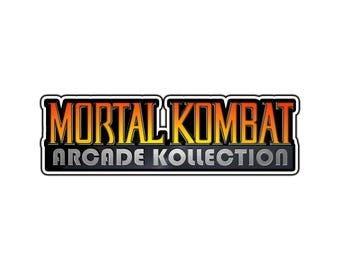 Mortal Kombat Arcade Kollection Arcade Logo #1 Waterproof Vinyl Sticker Decal Die-Cut