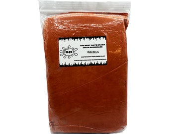 Brown 1 KG Soft Air Dry Clay | 1000 Grams | Butter Slime Clay | Crafting Clay | Fake Bake Supplies | Light Weight Clay | Molding Clay