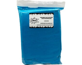 Emerald Blue 100G Soft Air Dry Clay | 100 Grams | Butter Slime Clay | Crafting Clay | Fake Bake Supplies | Light Weight Clay, Molding Clay