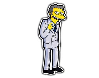 Respectable Moe Waterproof Vinyl Sticker Decal Die-Cut