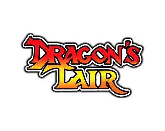 Dragon's Lair Arcade Logo #1 Waterproof Vinyl Sticker Decal Die-Cut