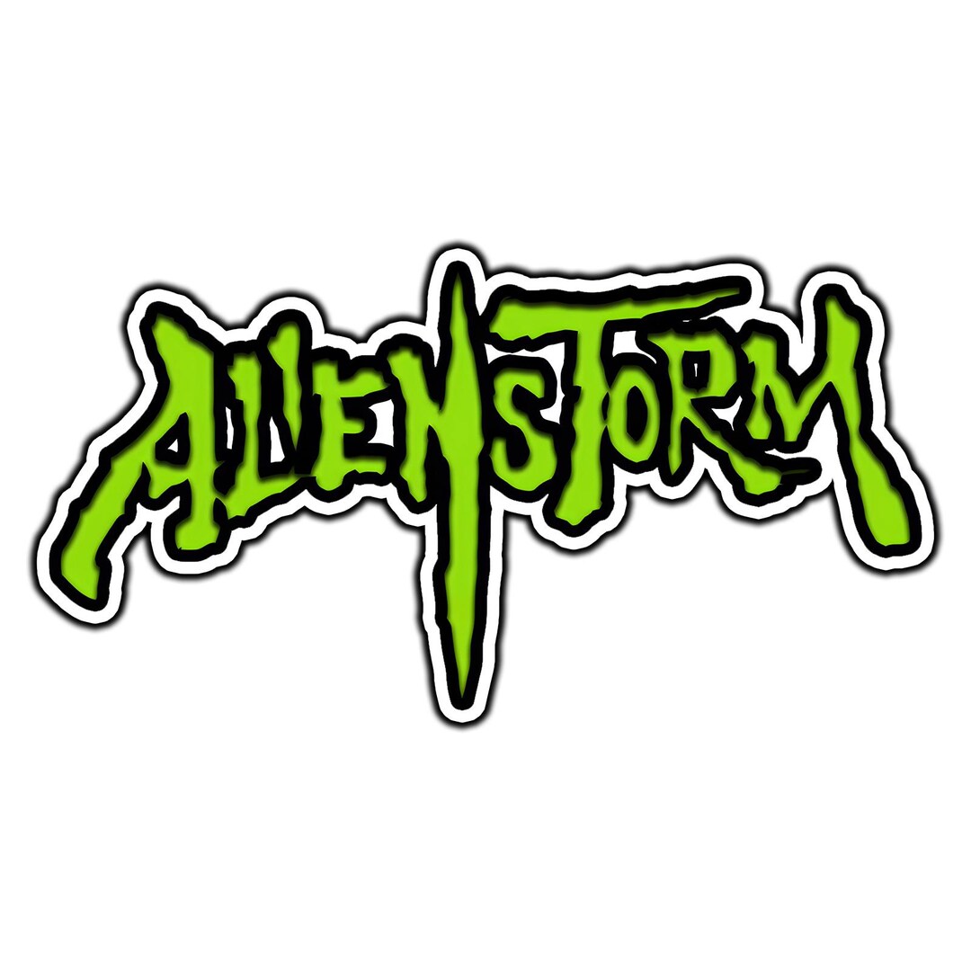 3519 Alien Storm Arcade Logo #1 Waterproof Vinyl Sticker Decal Die-cut ...