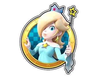 Rosalina Icon Retro Waterproof Vinyl Sticker Decal Die-Cut