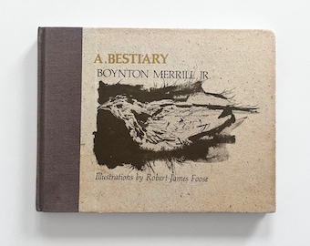 A Bestiary (1976) - Vintage Children’s Poetry, Illustrated Poetry