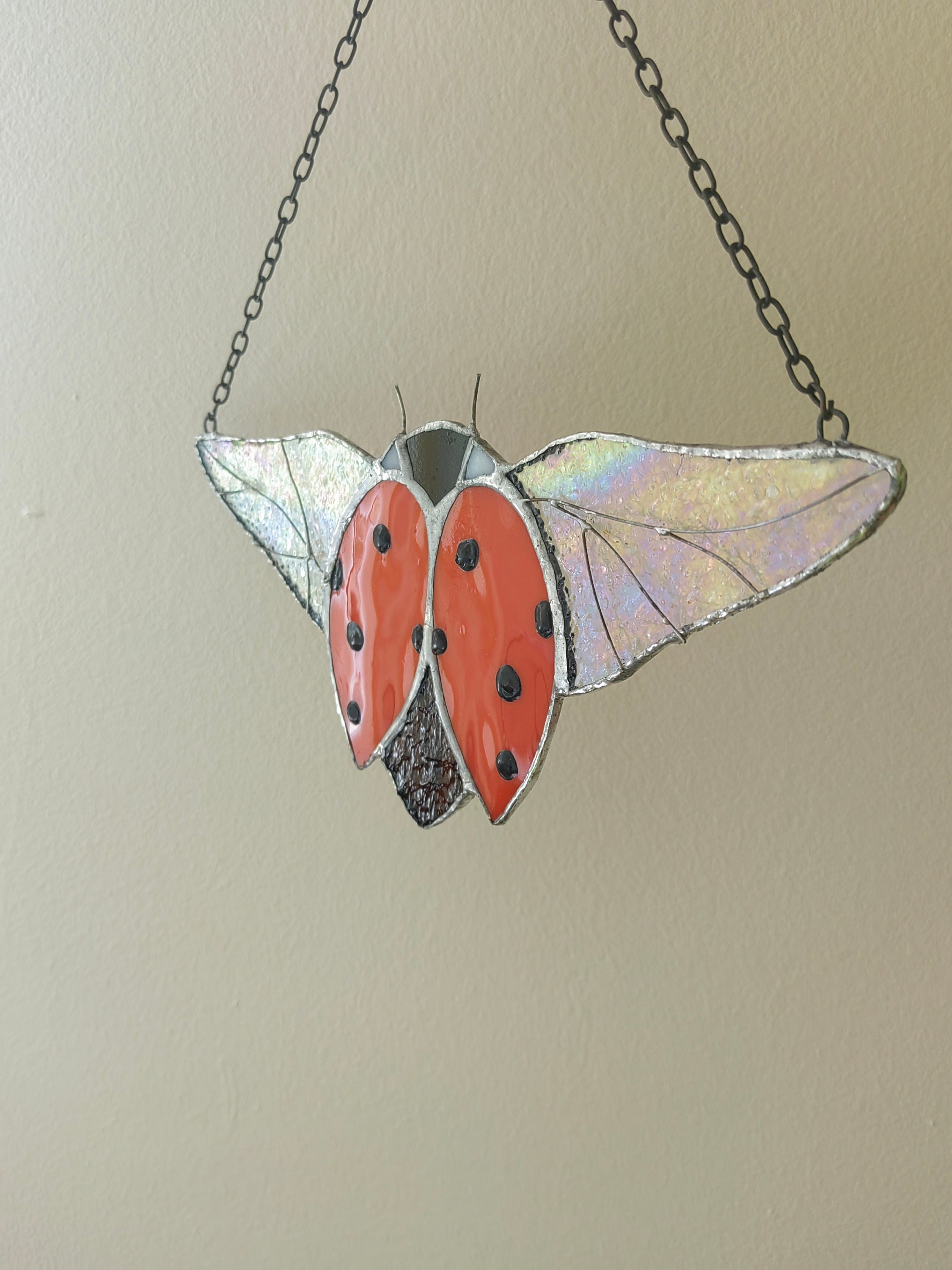 LADYBUG Stained Glass Etsy