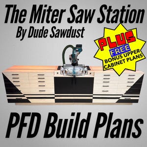 Miter Saw Station PDF Build Plans
