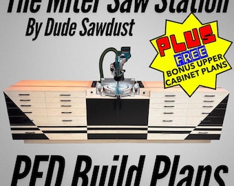 Miter Saw Station PDF Build Plans