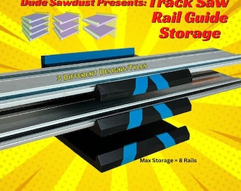 Track Saw Rail Guide Storage - PDF Build Plans