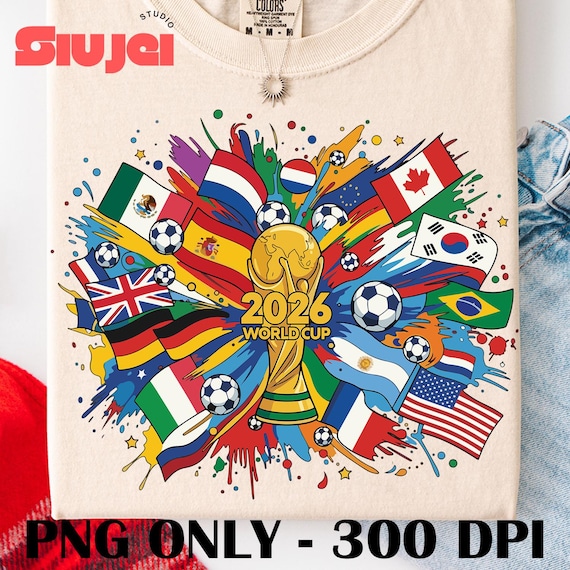 Soccer Cup 2026 Png, USA Canada Mexico Png, Soccer World Tournament 2026 Design, USA Canada Mexico Football Fan Png, World Soccer Graphic