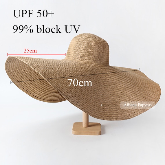 Oversized Giant Beach Sun Hat, Floppy Beach Hats For Women, Packable Extra  Large Wide Brim Sun Straw Hat For Lady Summer Cap