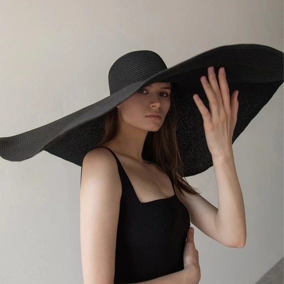 Extra Wide Brim Sun Hat Women, UPF 50 Oversized Sun Hat Packable Brim,  Giant Floppy Hat, Extra Large Straw Sun Hat, Beach Hat, Sunhat 