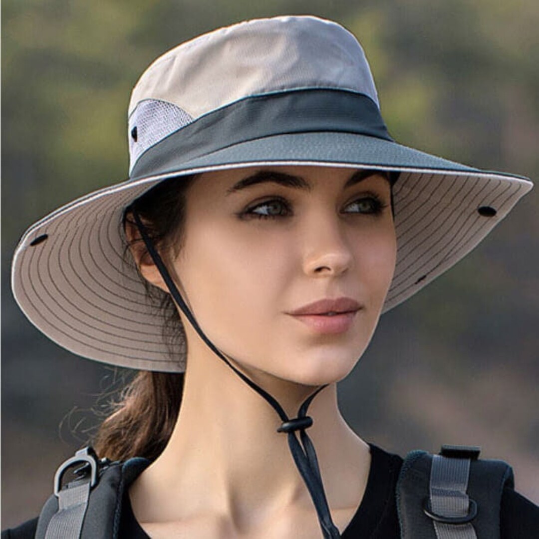 Puddles 2 Oceans Ponytail Trucker Hat For Women - Hiking Cap With High Ponytail Opening, Forest Mountain Design - View #9