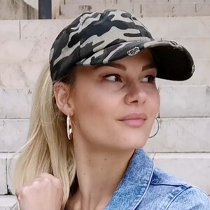 Distressed Ponytail Caps for Women, Women baseball cap, Pony Cap, Female Cap, Ponytail hats, Female Baseball Hat, Women Cap, Distressed Hat