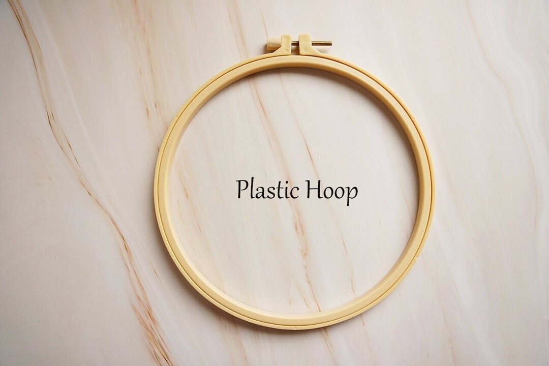 Embroidery Hoop Plastic Embroidery Hoop With a Metal Screw Etsy