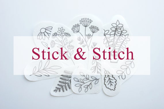 Stick and Stitch Embroidery, Stick and Stitch Patterns, Water