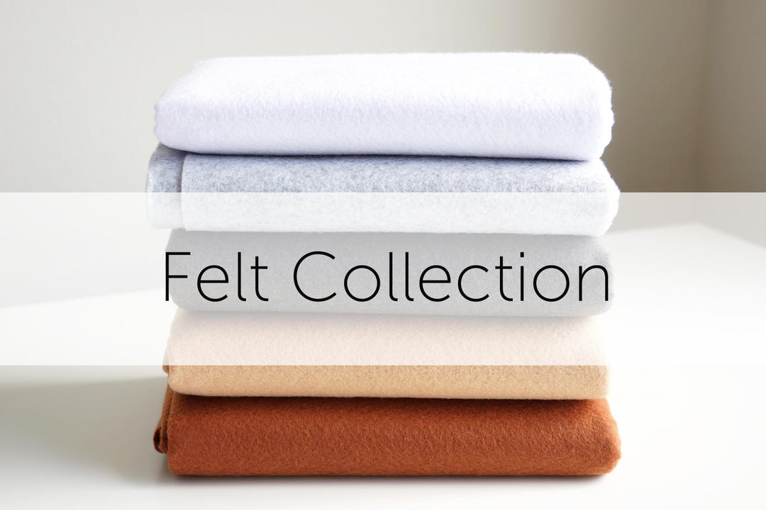 Felt Collection, Craft Supplies for Beginners, for Finishing Embroidery ...