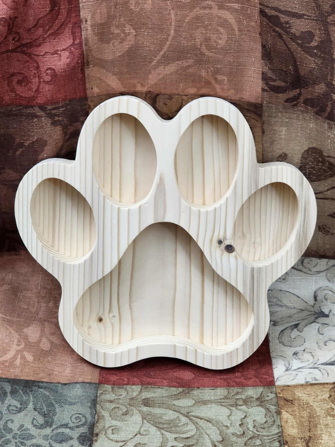 Paw Print Dough Bowl Single Item Etsy paw-print-dough-bowl-single-item-etsy