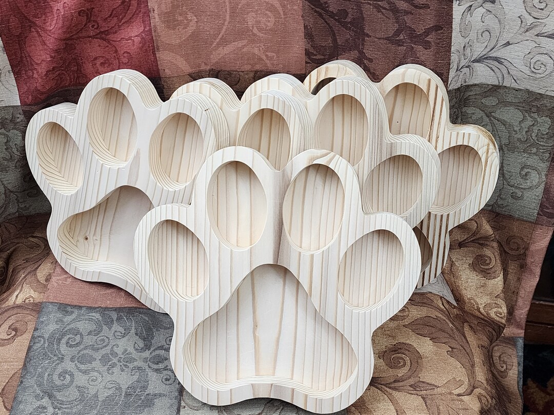 Paw Print Dough Bowl Discounted Bulk Pack Of 5 Etsy paw-print-dough-bowl-discounted-bulk-pack-of-5-etsy