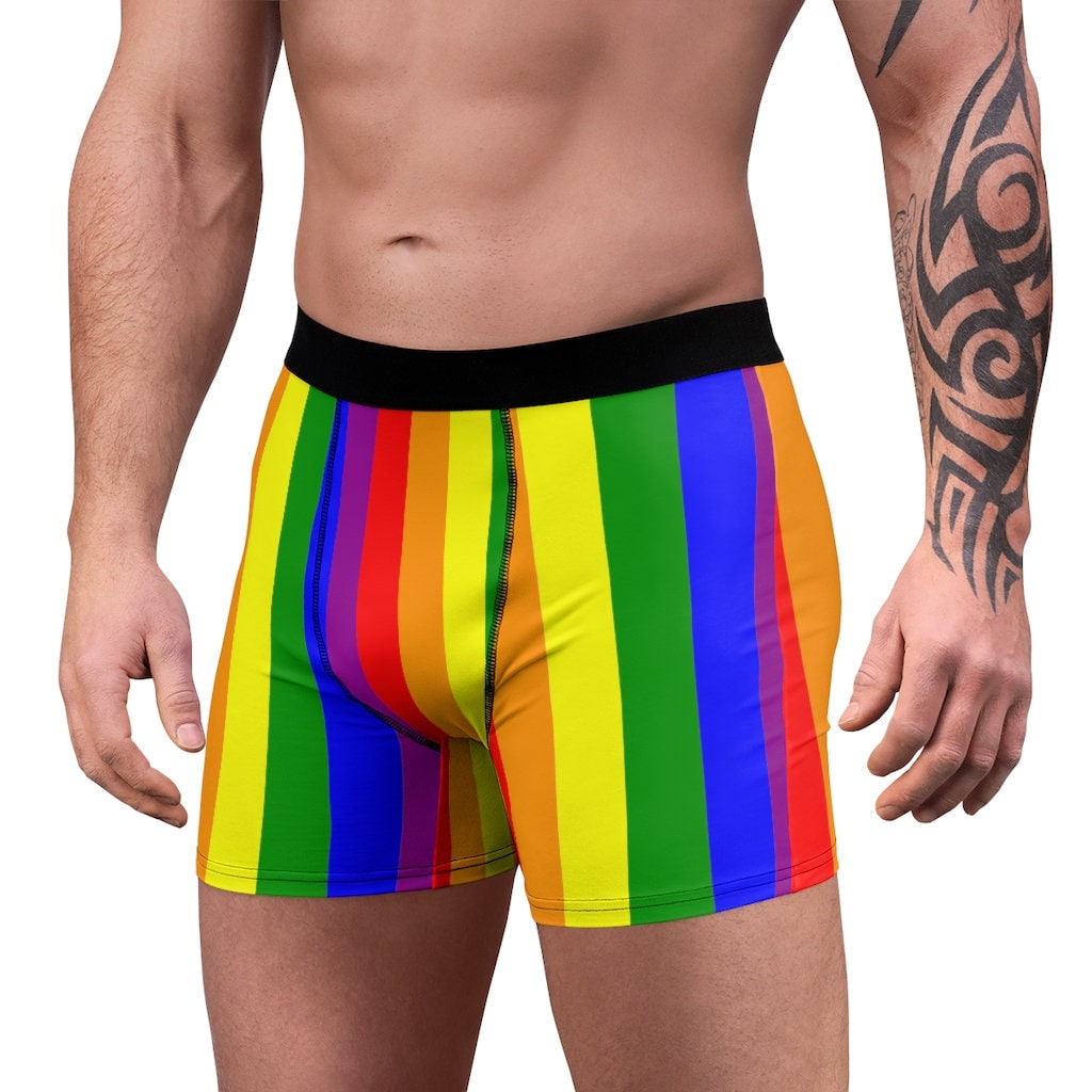 Rainbow Pride Men's Boxer Briefs, Gay Underwear, Pride Month Undies, Mahu  Māhū Hawaiʻi Gay Pride,hawaii Pride Swimsuit, Rainbow Trunks, LGBT -   Canada