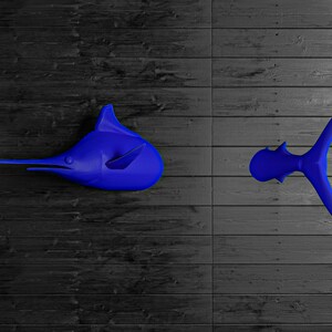 Swordfish Wall Art: 3D Printed Ocean Decor image 2