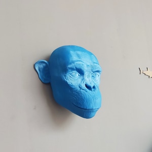 3D Monkey wall art The Medium detailed  monkey wall decor-Monkey wall staute