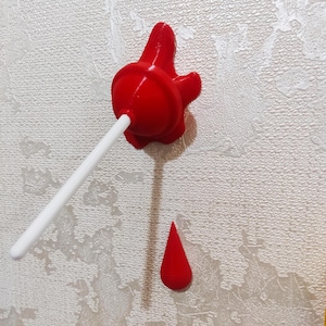 Geschmolzener Lollipop Wand- und Tischdekor-Fun-Wand geschmolzener Lollipop.Dies ist kein Aufkleber. Es ist ein 3D Produkt!