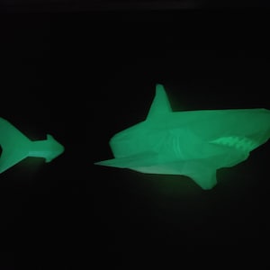 Glow in the dark 3D shark wall decor- The shark decor-Amazing  gift-Glow in tha dark shark