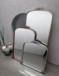 1:12 Scale French Gleaming Primrose Miniature Mirror; Dollhouse Mirror