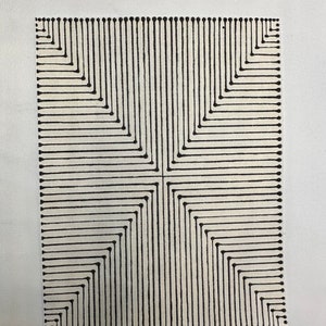 Modern Miniature Rug, Scale 1:12