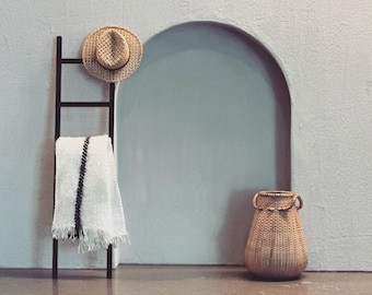 Artisan Miniature Basket, Dollhouse Basket, 1:12 Scale